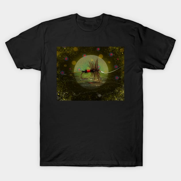 Royal Wolf Brook Trout Dreams Painting T-Shirt by fishweardesigns